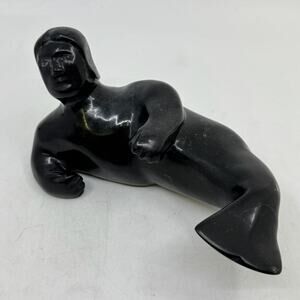 Inuit Hand Carved Sedna Sculpture by MOE POOTOOGOOK